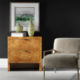 Indus 2 Drawer Chest Burl - Light Brown by Uttermost - View 2