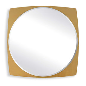 Neilia Round Mirror Brass - Gold by Uttermost - View 1