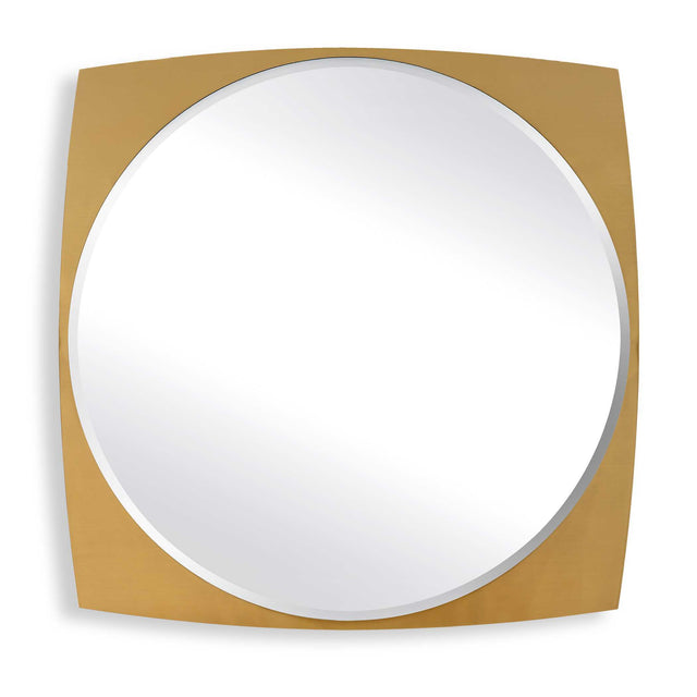 Neilia Round Mirror Brass - Gold by Uttermost - View 1