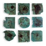 Bahati Wood Wall Decor (Set of 9) - Blue by Uttermost - View 1