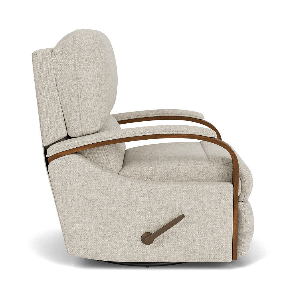 Woodlawn Traditional Fabric Swivel Gliding Recliner | Flexsteel