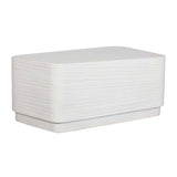 Saltwater Concrete Coffee Table - White by Uttermost - View 6