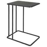 Cavern Stone & Iron Accent Table - Black by Uttermost - View 1