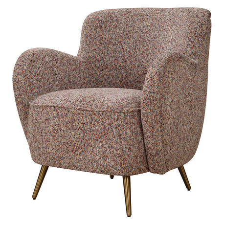 Gemstone Toned Accent Chair Confetti - Gray by Uttermost - View 4