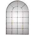 Barwell Arch Window Mirror - Silver by Uttermost - View 1