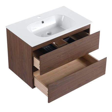 30" Bathroom Vanity With Gel Basin Top(G - BVB01930BNO) - W99981585 - image - 19