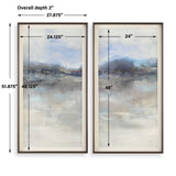 Thinking Of You Landscape Prints (Set of 2) - Light Gray by Uttermost - View 5