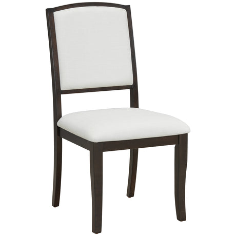 TOPMAX Farmhouse Extendable Round Dining Table Set for 4, 5-Piece Kitchen Table Set with 4 Upholstered Chairs and 16inch Removable Leaf for Small Places, Espresso+Beige - sold by Home Elegance USA