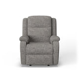 Magnus Transitional Fabric Power Rocking Recliner With Power Headrest | Flexsteel