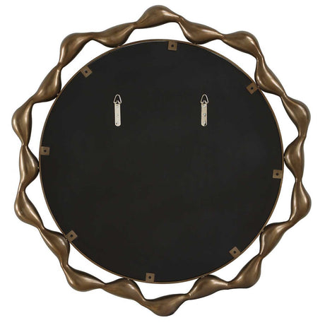 Remolino Round Mirror - Bronze by Uttermost - View 6