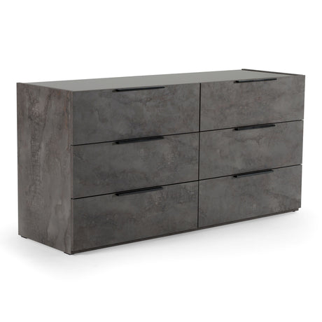 Nova Domus Ferrara - Modern Volcano Oxide Grey Dresser - sold by Home Elegance USA