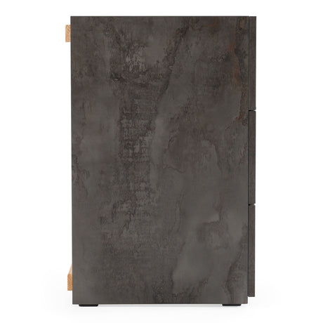 Nova Domus Ferrara - Modern Volcano Oxide Grey Dresser - sold by Home Elegance USA