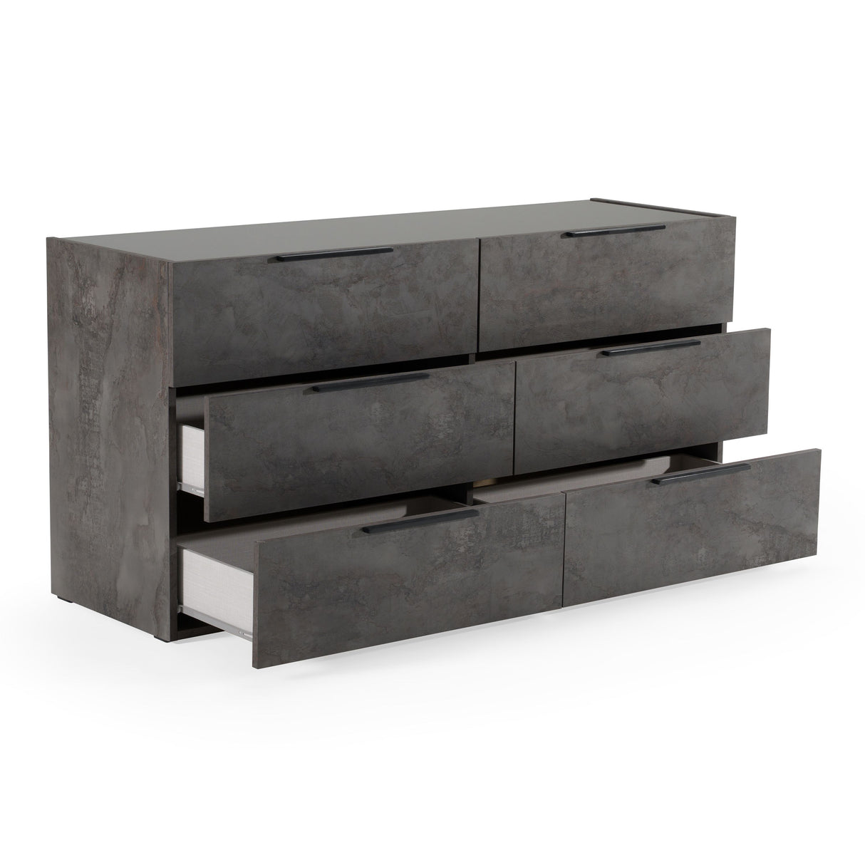 Nova Domus Ferrara - Modern Volcano Oxide Grey Dresser - sold by Home Elegance USA