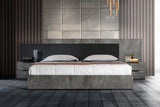 Queen Ferrara - Modern Volcano Oxide Grey Bed - View Image 1