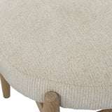 Acrobat Off-White Small Bench - Light Brown / White by Uttermost - View 6