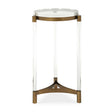 Pereira Round Acrylic Accent Table - Bronze by Uttermost - View 1