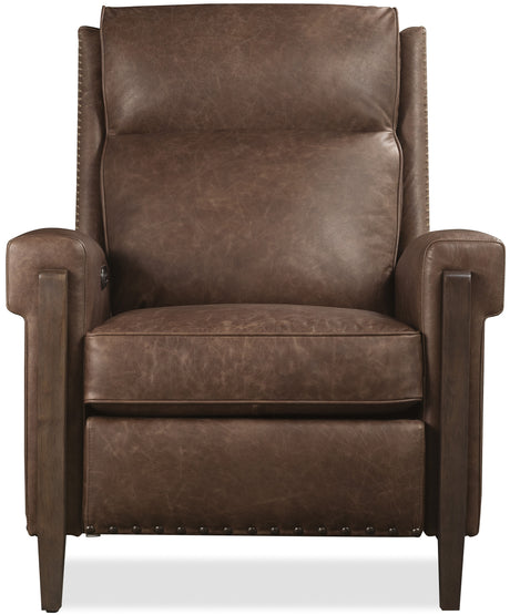 Whitton Power Recliner With Power Headrest - Dark Brown by Hooker Furniture - View 6