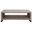 Bosk White Washed Coffee Table - Dark Gray by Uttermost - View 1