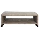 Bosk White Washed Coffee Table - Dark Gray by Uttermost - View 1