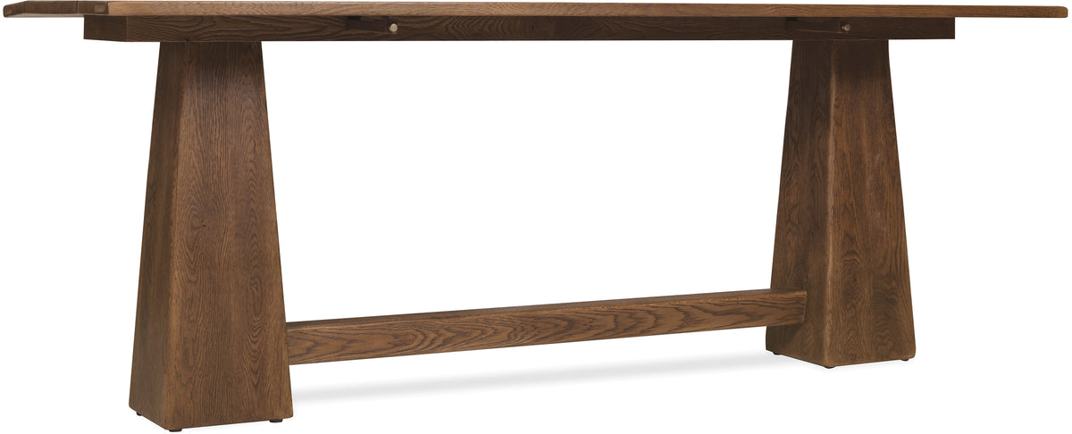 Driftwood Flip-Top Console Table Medium Wood - Dark Brown by Hooker Furniture - View 7