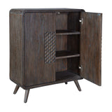 Hausen 2 Door Mid-Century Cabinet - - Dark Brown by Uttermost - View 4