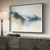 Terra Nova Abstract Framed Print - Beige / Blue by Uttermost - View 2