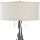 Cardoni Table Lamp Smoke - Dark Gray by Uttermost - View 5