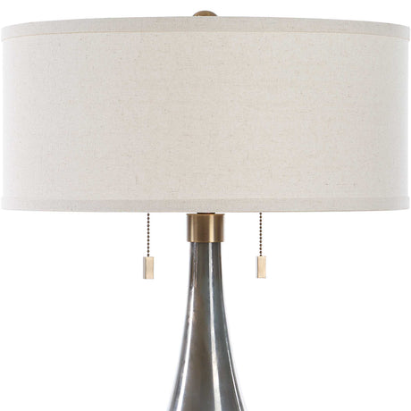 Cardoni Table Lamp Smoke - Dark Gray by Uttermost - View 5