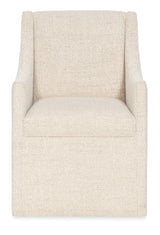 Eleana Castered Arm Chair - Beige by Hooker Furniture - View 5