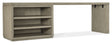 Linville Falls 96" Desk With Open Desk Cabinet - Gray by Hooker Furniture - View 1