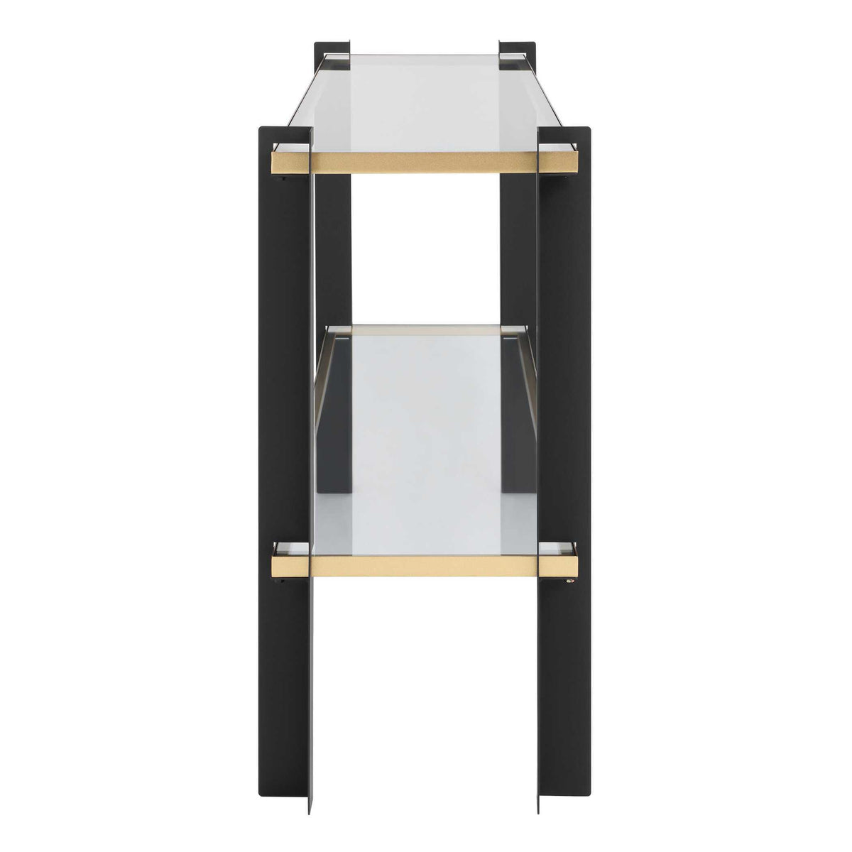 Cunene Contemporary Console Table - Black / Gold by Uttermost - View 5