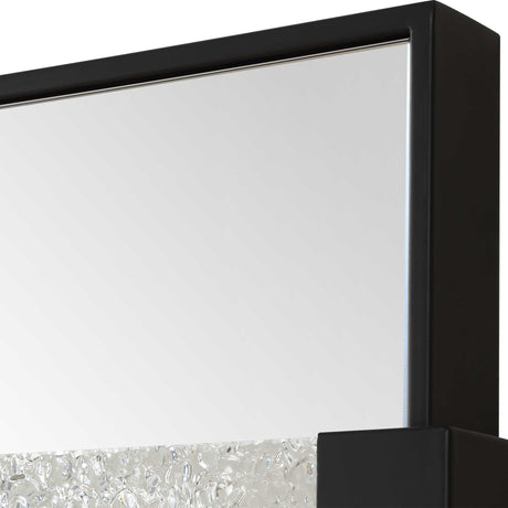 Stratton Modern Dressing Mirror - Black by Uttermost - View 6