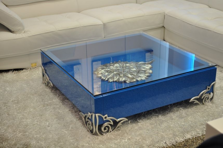 LS538 Emma Modern White Coffee Table w/ Glass Top | VIG - Home Elegance USA