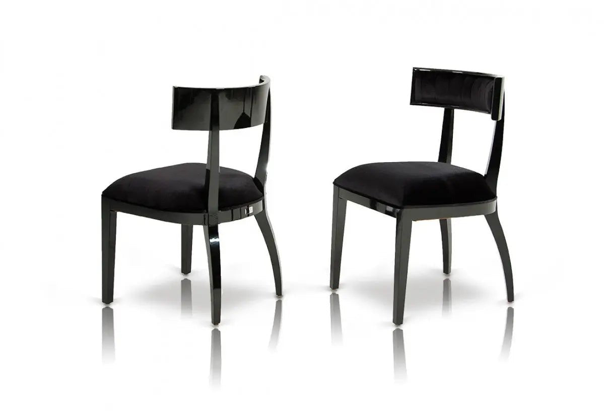 Alek Modern Black Dining Chair (Set Of 2) Vgunaa032 | Home Elegance USA