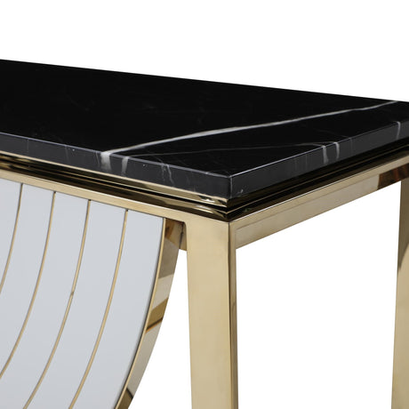 Modrest Flavio - Gold + Marble Console Table | VIG
