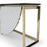 Modrest Flavio - Gold + Marble Console Table | VIG