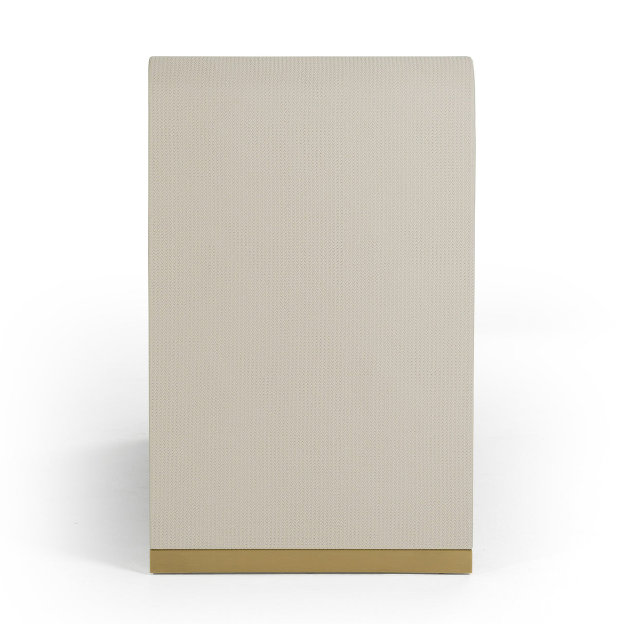 Florence - Modern Beige Leatherette + Gold Dresser - View Image 1
