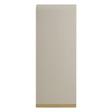Florence - Modern Beige Leatherette + Gold Chest - View Image 1