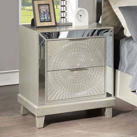 Valletta - Night Stand - Champagne - Home Elegance USA