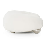 Fortune - Contemporary White Fabric Sofa - View Image 1