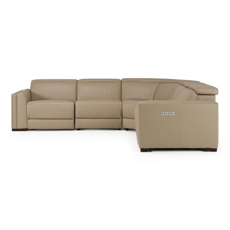 Frazier Modern Tan Leather Power Reclining Sectional Sofa – VIG Furniture - sold by Home Elegance USA