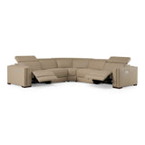 Frazier Modern Tan Leather Power Reclining Sectional Sofa – VIG Furniture