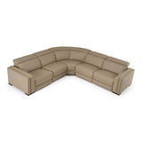 Frazier Modern Tan Leather Power Reclining Sectional Sofa – VIG Furniture