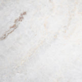 Modrest Gabbro Low - Glam White Marble and Gold Coffee Table