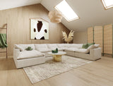 Garman - Modern Light Grey Modular Sectional Sofa-7-Piece Sectional - View Image 1