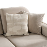 Gaston - Modern Beige Velvet Sofa - View Image 1