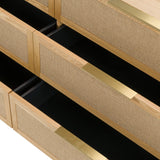 Gavin - Modern Natural Ash + Rattan Dresser - View Image 1