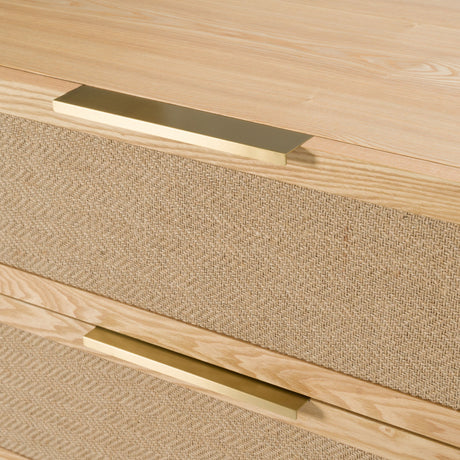 Gavin Modern Natural Ash & Rattan Bedroom Set – VIG Furniture - sold by Home Elegance USA
