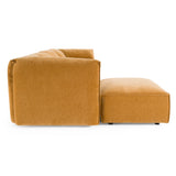Gene - Modern Ochre Fabric 5-Piece Modular Sectional Sofa - View Image 1