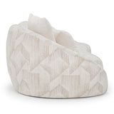 Gentle - Modern Beige Pattern Fabric Sofa - View Image 1